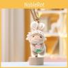 Rabbit Cute Rural Embracing Flowers Plush Toy Keychain Kid Gift Perfect Choice