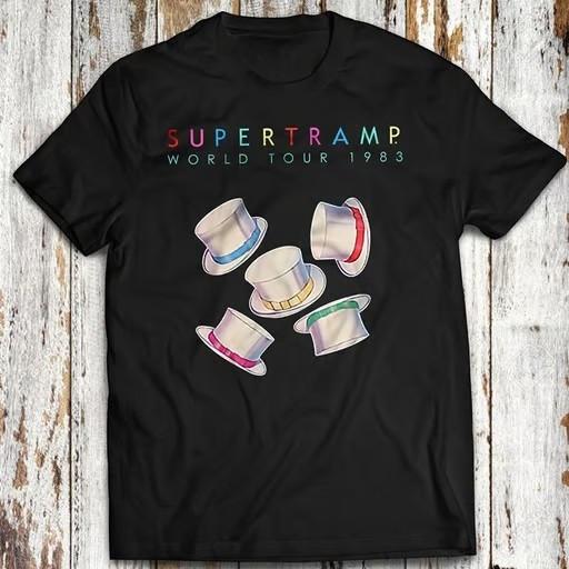 Vtg Supertramp Band Breakfast In America Tshirt unisex NZ124 FREE SHIPPING