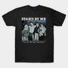 Мужская черная футболка с принтом Stand By Me, печать на трансферной бумаге без вырезания, хлопковая футболка