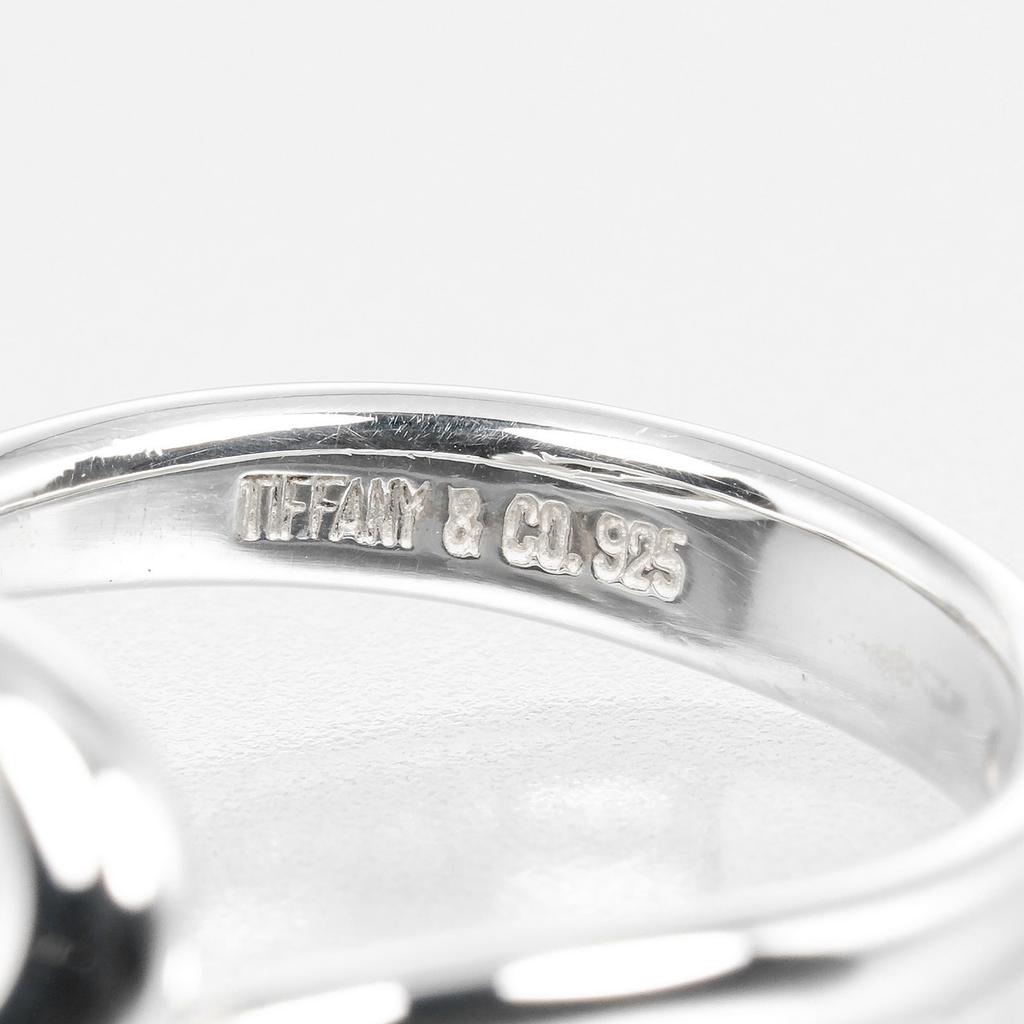TIFFANY&Co. Open Wave Ring Silver925 #4.9(US Size) 3.2g Women Used