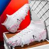 High-top football shoes men's and women's training adult-made grass spikes youth student competition sports shoes