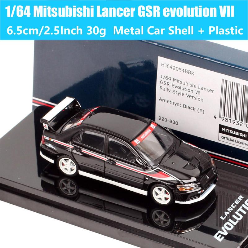 Hobby Japan Масштаб 1/64 Mitsubishi Lancer GSR RS Evolution EVO IX VII IV VIII Ralliart Модель Раллийного Автомобиля Литье под давлением Игрушечные Машинки HJ64