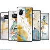 Стеклянный чехол для Xiaomi Poco X3 NFC 11 Lite 11T F3 M3 для Redmi Note 11 10 9 8 Pro 10S 9S 9A 9C чехол для телефона Ginkgo Gold Foil
