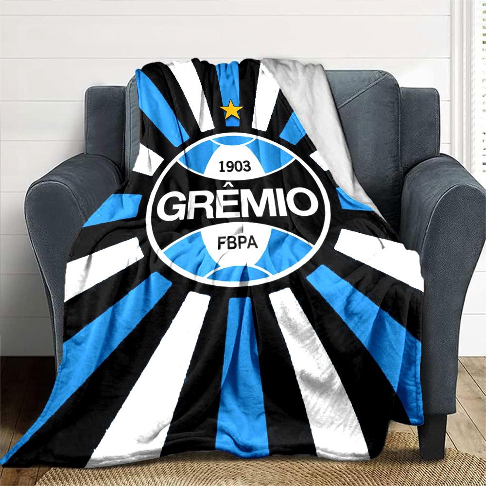 Grêmio Print Flannel Blanket High Quality Warm Comfortable Cover for All Seasons Perfect for Gifts Home Decor
