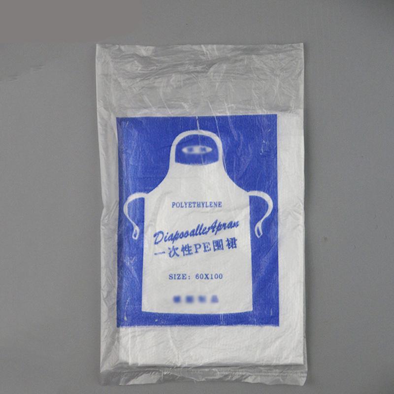 Одноразовые легкие принадлежности для макияжа, прозрачный белый одноразовый косметический фартук