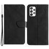 For Samsung Galaxy A52 4G/A52 5G/A52s 5G PU Leather Case HT05 Skin-touch Wallet Phone Shell with Strap