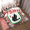 FC Rubin Kazan Quilt Cover Set, Russian Bedding Set Football Sports Printed Luxury Microfiber Polyester Quilt Cover Cover with