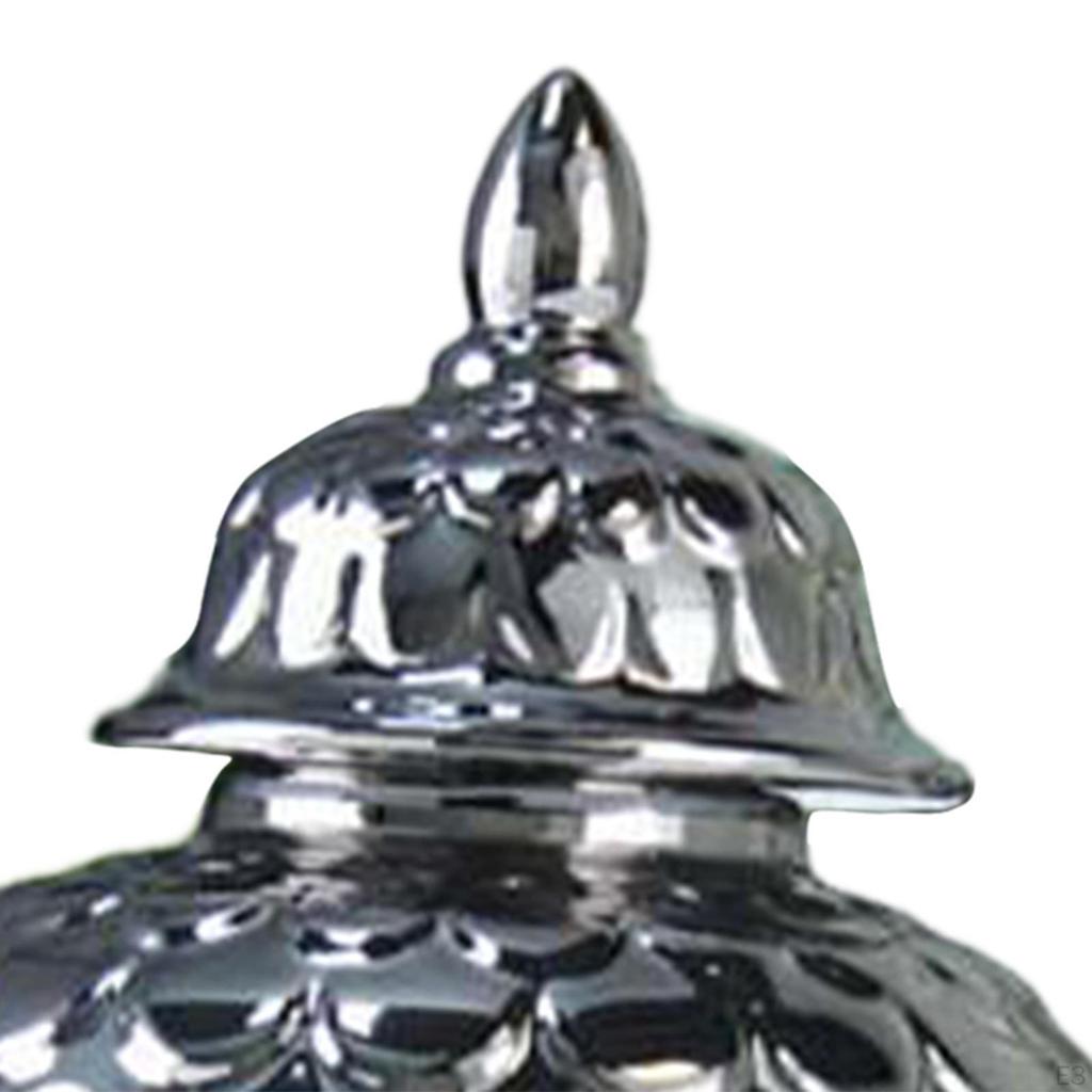 Керамическая банка для имбиря, ваза для цветов, украшение для дома с крышкой, цветочная композиция для свадеб