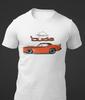 Футболка с изображением muscle car Barracuda кузова E