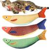 2 шт. Игрушка для кошек с кошачьей мятой в форме рыбы для домашних кошек, интерактивная игрушка-пиналка для котят, жевательная игрушка со шуршащим звуком, имитация формы рыбы, мягкая игрушка для кошек для снятия скуки