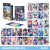 30pc Animation Laser Cards, Double-sided Small Card, Genshin Impact Peripheral Flash Card, Ins Cartoon, Anime Photo Card, Decoration Card