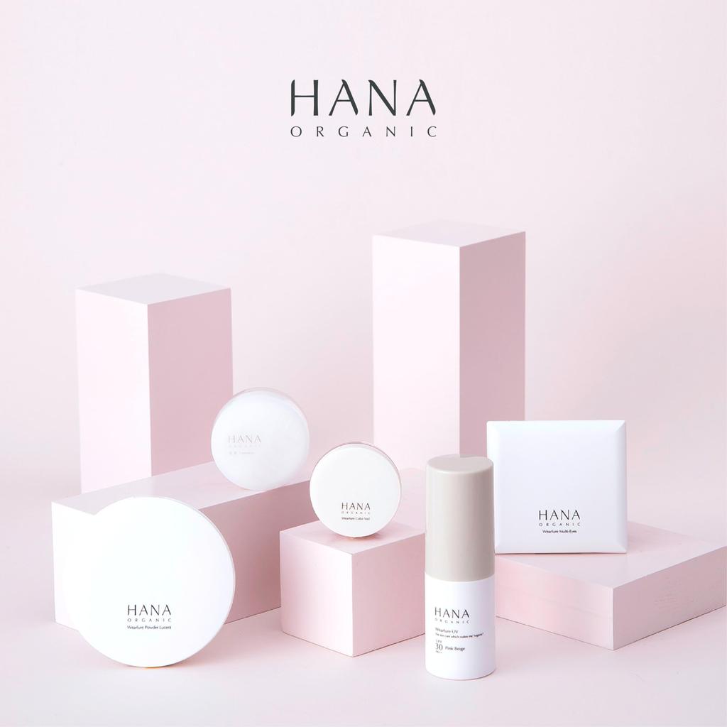 HANA ORGANIC 30 мл Face Beige Wear-UV солнцезащитный крем/дневная сыворотка/основа SPF30PA++ нехимический (розовый (Простая упаковка))