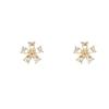 S925 Silver Rhinestone Flower Earrings - Trendy, Versatile, and Elegant for Women