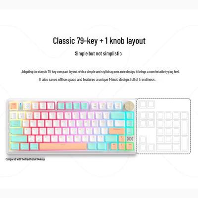 Lenovo Xiaoxin K5 Pro Беспроводная механическая игровая клавиатура с тремя режимами