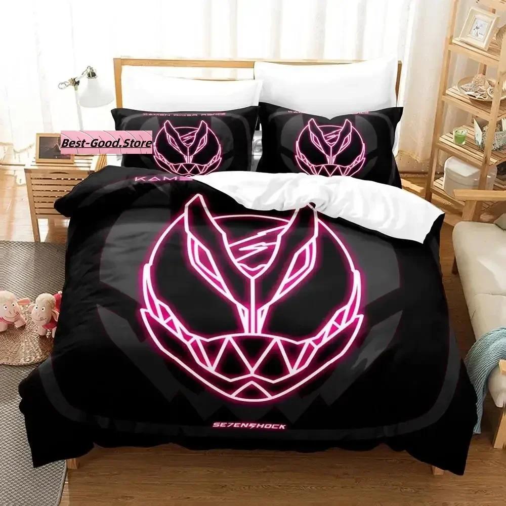 Постельное белье Kamen Rider REVICE Односпальное Двуспальное Набор постельного белья с наволочкой Пододеяльник Односпальный Двуспальный Queen Super King