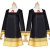 Anime Spy X Family Costume Anya Forger Cosplay Costume Suits Dress Black Uniform Skirt Girls School Kids Adults Female Outfits Cos Eden Academy