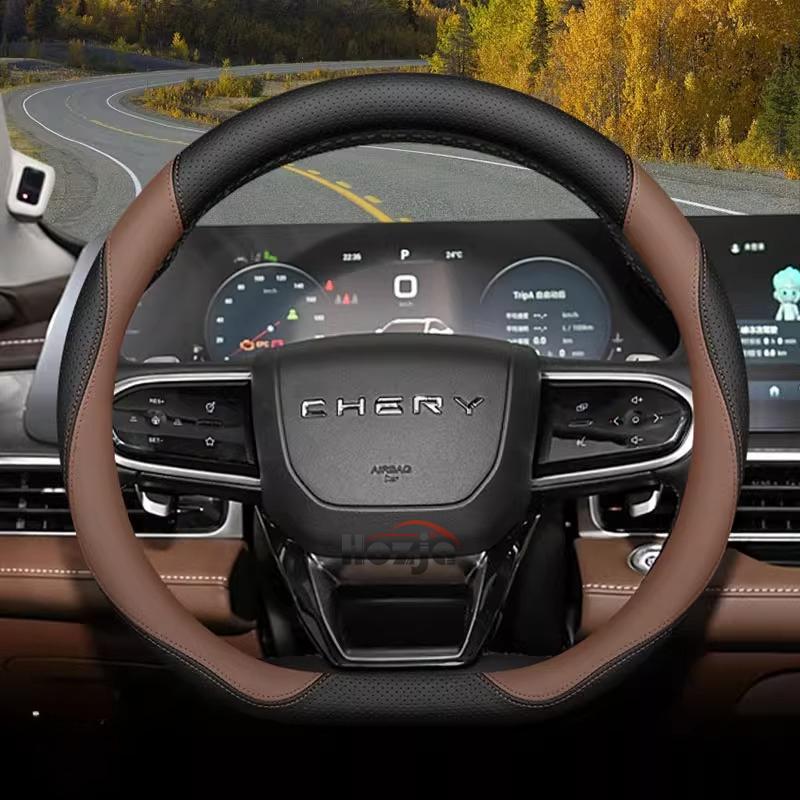 Кожаная накладка на руль автомобиля для Chery Tigo 7 8 Plug in Pro Max SE 2024 2025 2026 Аксессуары для интерьера