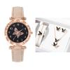 The  Women'S Bracelet Watch Is A Stylish Simple Butterfly Five-Piece Watch Set