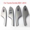 For LHD For Toyota Corolla 2007 2008 2009 2010 2011 2012 2013 Car Power Electric Window Lift Control Switch Panel Cover