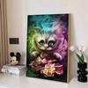 Disney Алмазная живопись Алиса в Стране чудес Чеширский кот Тематическая художественная иллюстрация 5D Вышивка крестом Подвесной принт 5D ПазлМозаикаВышивкаУкрашение дома
