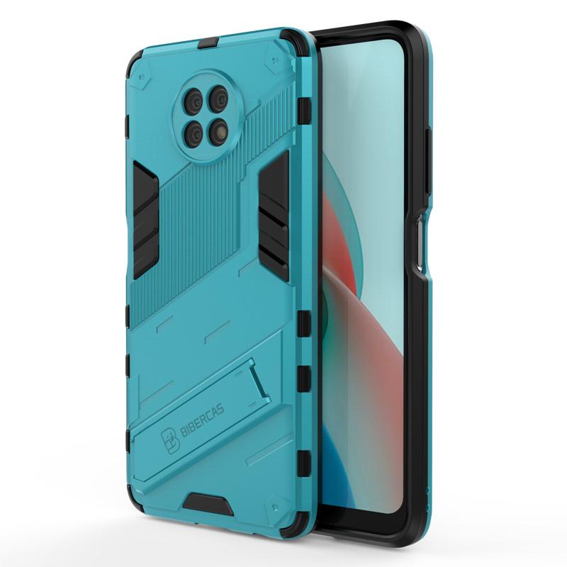 For Xiaomi Redmi Note 9T 5G Case Cover Shockproof Silicone Bumper Holder Stand Armor Hard PC Phone Case Redmi Note 9 T Pro 9S