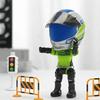 Трансформирующийся шлем Имитация Мотоциклист Кукла Фигурка Подвижная Фигурка Модель Дети
