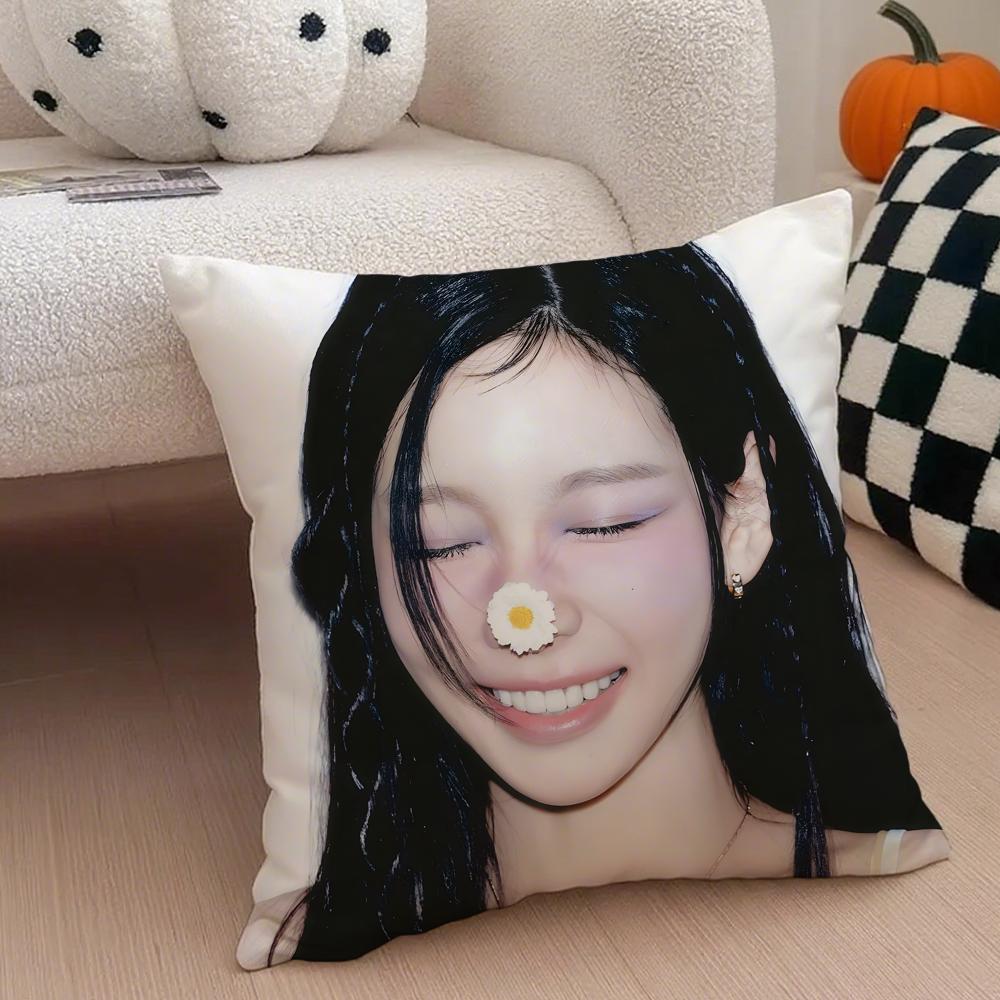 singer powerful TTaeyeon Cushion Cover Throw Pillow Cover Hidden Button Durable Polyester Chair Cushion