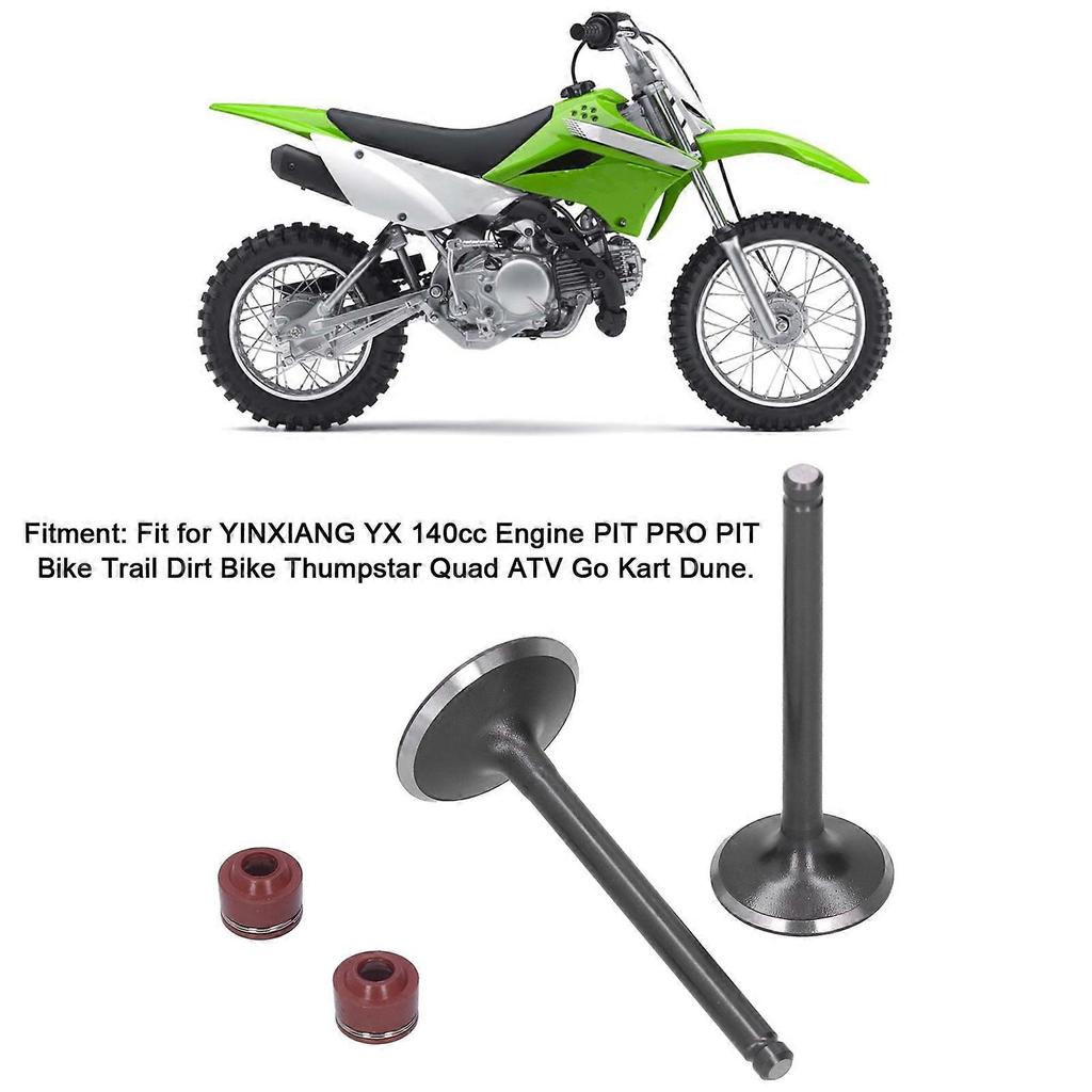 Engine Head Intake Exhaust Valve Steam Seals Fit for YINXIANG YX 140cc Engine PIT PRO PIT Bike Trail Dirt Bike Thumpstar Quad ATV Go Kart Dune