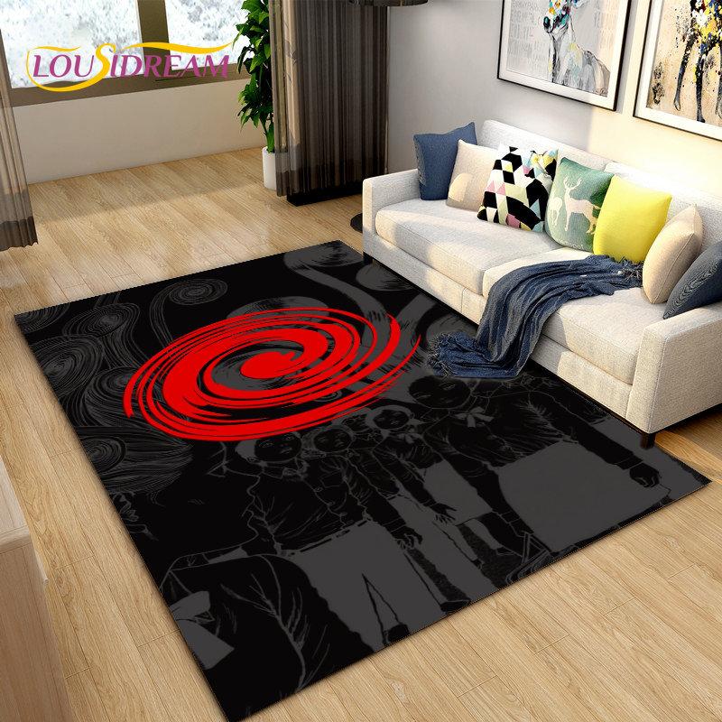 Junji Ito Tomie Kawakami Ghost Area Rug Большой ковер для гостиной Спальня Диван Коврик Украшение, детский нескользящий напольный коврик