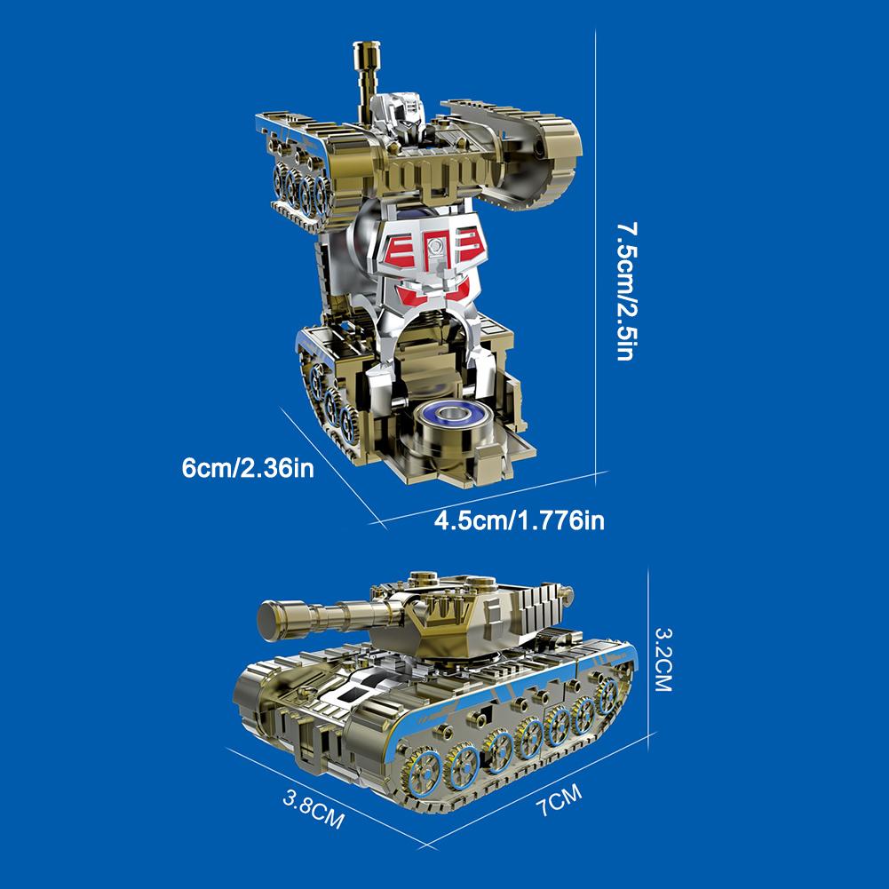 Творческий механический спиннер Fidget Spinner, имитация деформации танка, пластиковый рельеф, подарки, игрушка, рука, робот, игрушка E1E4