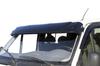 Козырек на лобовое стекло (черный глянец, 5мм) для Ford Transit 1991-2000 гг