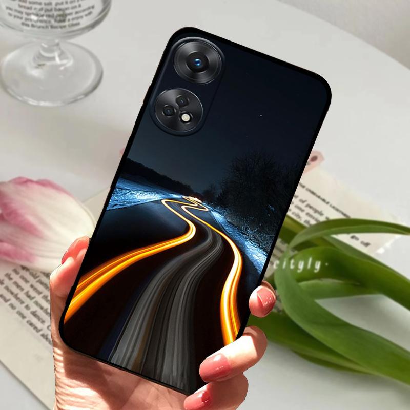 Чехол для OPPO Reno 8T CPH2481 с рисунком «Волк и Мрамор» Мягкий силикон Прозрачная крышка Funda для телефона OPPO Reno8 T Чехол для Reno 8T 4G Coque