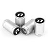 2026 Hot Valve Stems Caps 4PCS 3D Metal Tire Valve Caps Car Tyre Air Stems Cover Decorate For VW Volkswagen GTI Golf 7 Passat R Polo Pass ET1