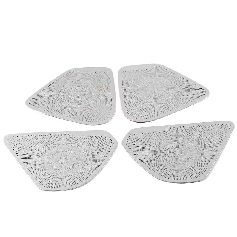 Для Citroen C5 Aircross 2017-нержавеющая дверная панель автомобиля, панель громкоговорителя, крышка динамика, накладка на рамку, наклейка, литье