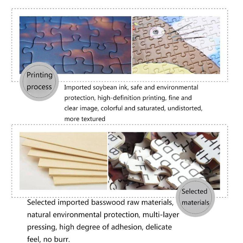 1000 Штук Звездный океан Пазлы Деревянные Пазлы-лобзики Напольный Пазл