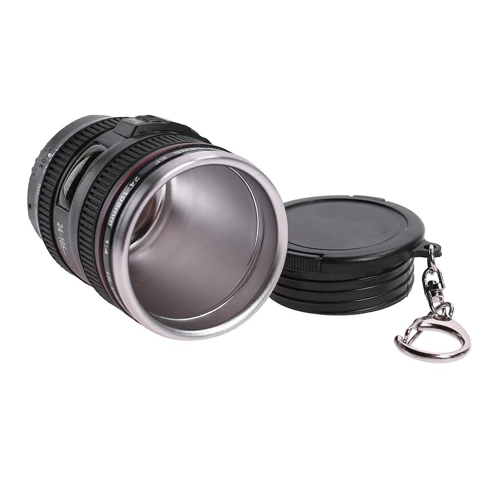 50 мл креативная кружка для камеры многоцелевая мини-кружка для чая и кофе из нержавеющей стали с объективом для камеры термокружки для воды и напитков подарки