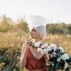 Мерцающая Морская Шляпа Взрослая Кепка с Плоским Верхом из ПУ Кожи для Девичника