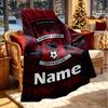 Custom Name Personalized Go Ahead Eagles Print Blanket, Home Decor, Bedroom, Sofa, Camping, Couch, Gifts for Birthday ChristmasEnthusiasts
