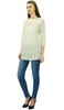 Phagun Women's 3 4 Sleeves Designer Lace Short Tunic Cotton Blouse Summer Casual
