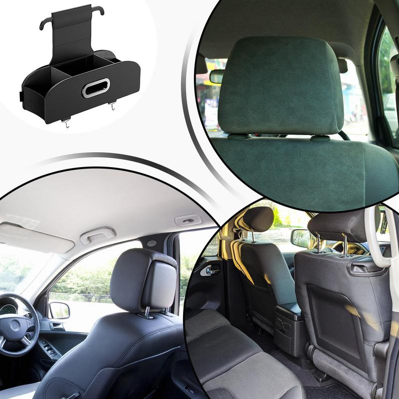 Ящик для хранения подголовника автомобиля Многофункциональный держатель-органайзер для заднего сиденья автомобиля Ящик для хранения на спинке сиденья автомобиля Салон автомобиля для транспортных средств