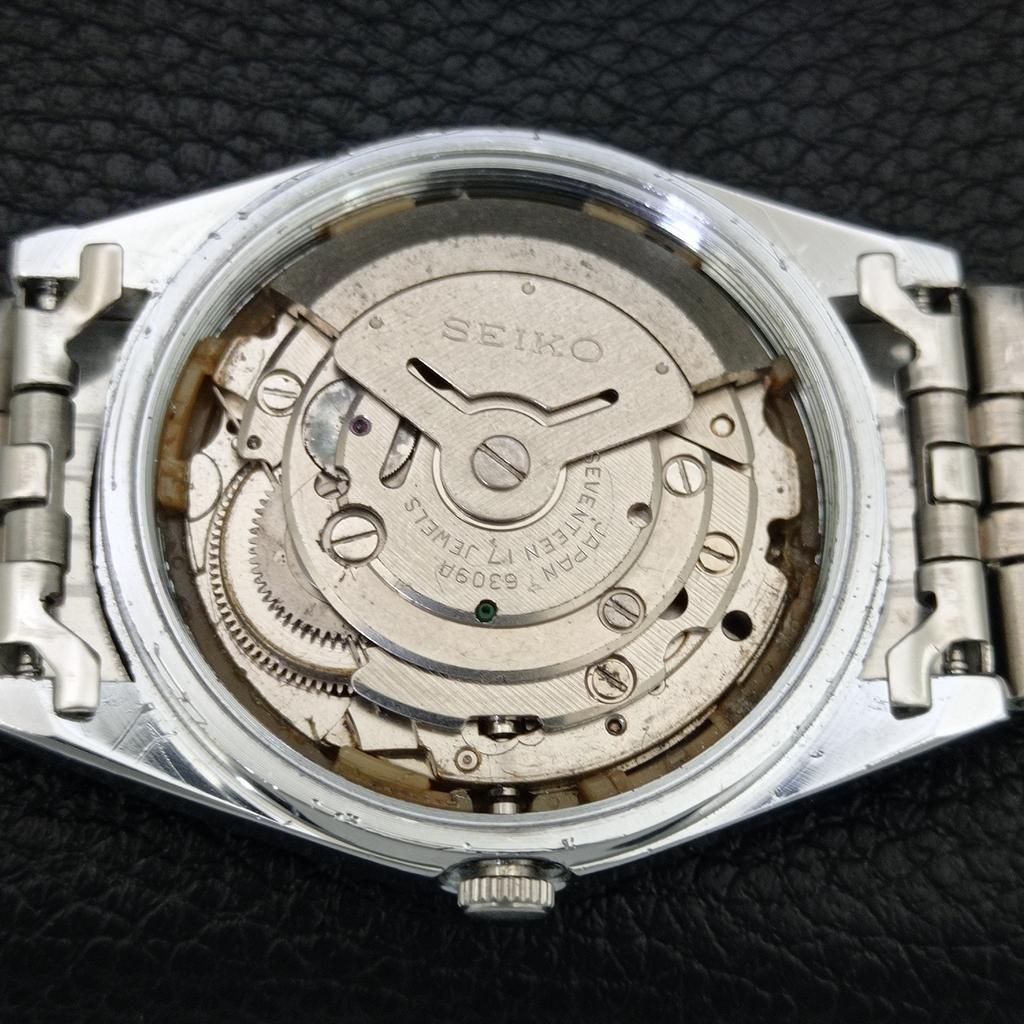 ЯПОНСКИЕ ВИНТАЖНЫЕ ОТРЕМОНТИРОВАННЫЕ АВТОМАТИЧЕСКИЕ МУЖСКИЕ ЧАСЫ SEIKO 5 С ЗЕЛЕНЫМ ЦИФЕРБЛАТОМ a444276-1