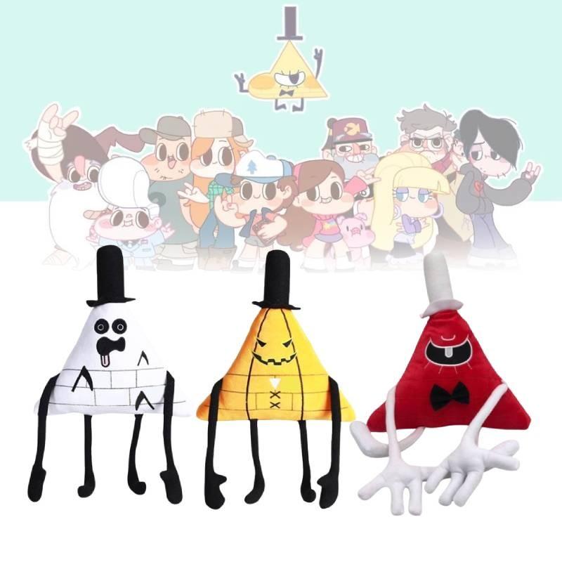 Очаровательная плюшевая игрушка-треугольник по мотивам мультсериала «Гравити Фолз» с дизайном персонажа Билла Шифра