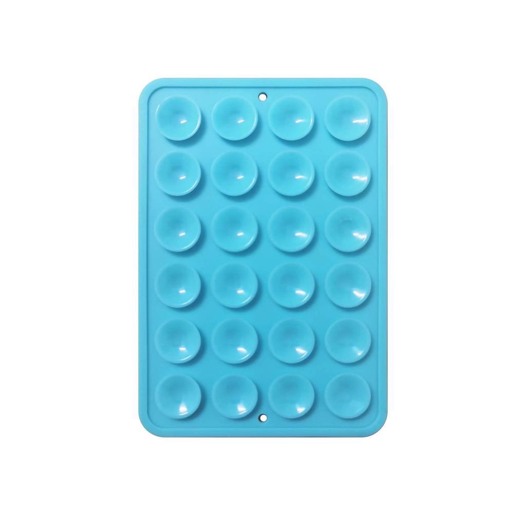 Черная силиконовая противоскользящая подставка для телефона: 24 Портативные, Минималистичные Наклейки на Присосках