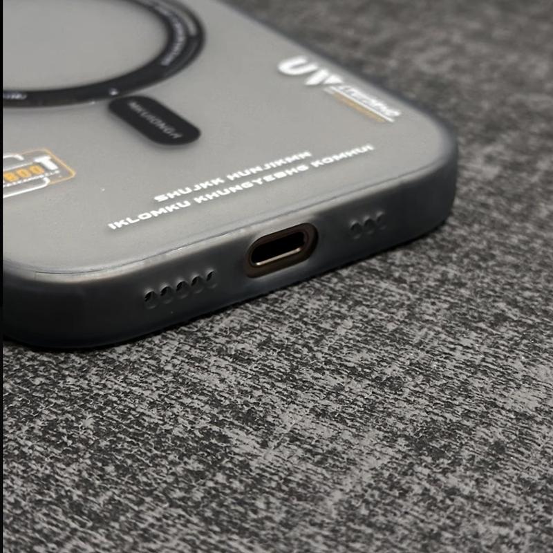 Матовый Магнитный Чехол для Телефона для iPhone 16 Pro 15 13 14 Pro Max Magsafe Беспроводная Зарядка Матовая Задняя Панель Металлическая Рамка для Камеры Кнопки Чехол