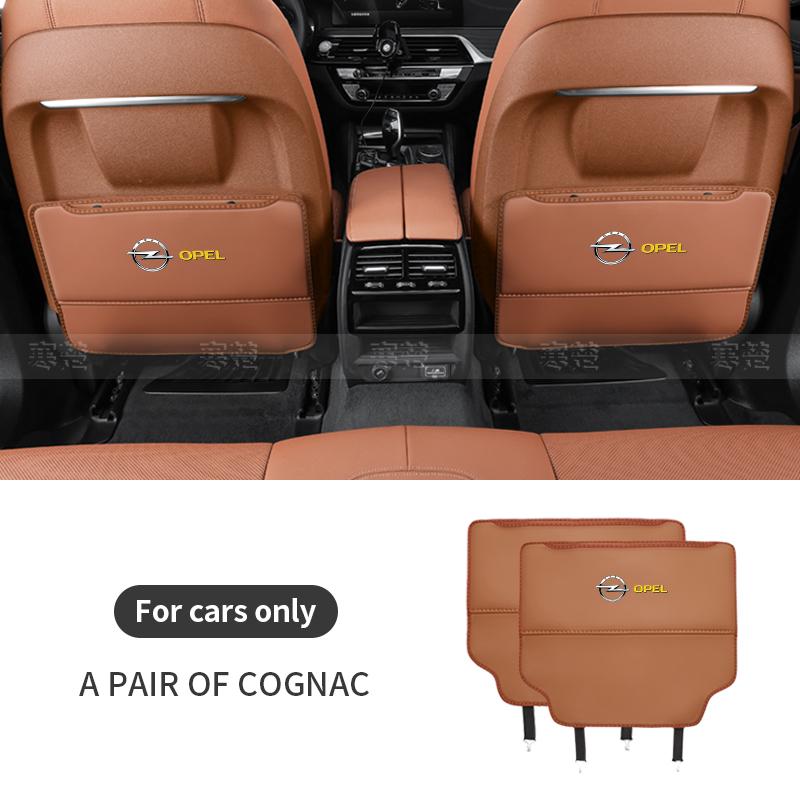 Car Seat Back Protection Anti-Kick Pad Rear Seat Storage Bag For Opel OPCline ASTRA CORSA INSIGNIA MOKKA VECTRA ZAFIRA GTC Tigra FG8