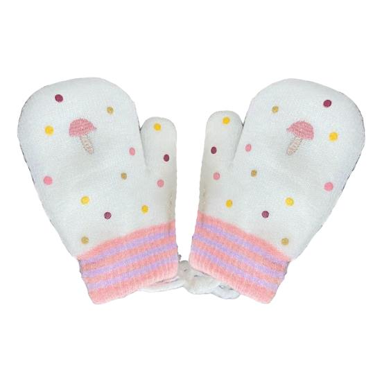 Kids Winter Gloves Cute Cartoon Plush Warm Gloves Fleece-Lined Thickened Windproof Gloves for Boys Girls Outdoor Playing