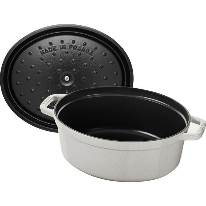 Cocotte ovale 31 cm Truffe blanche