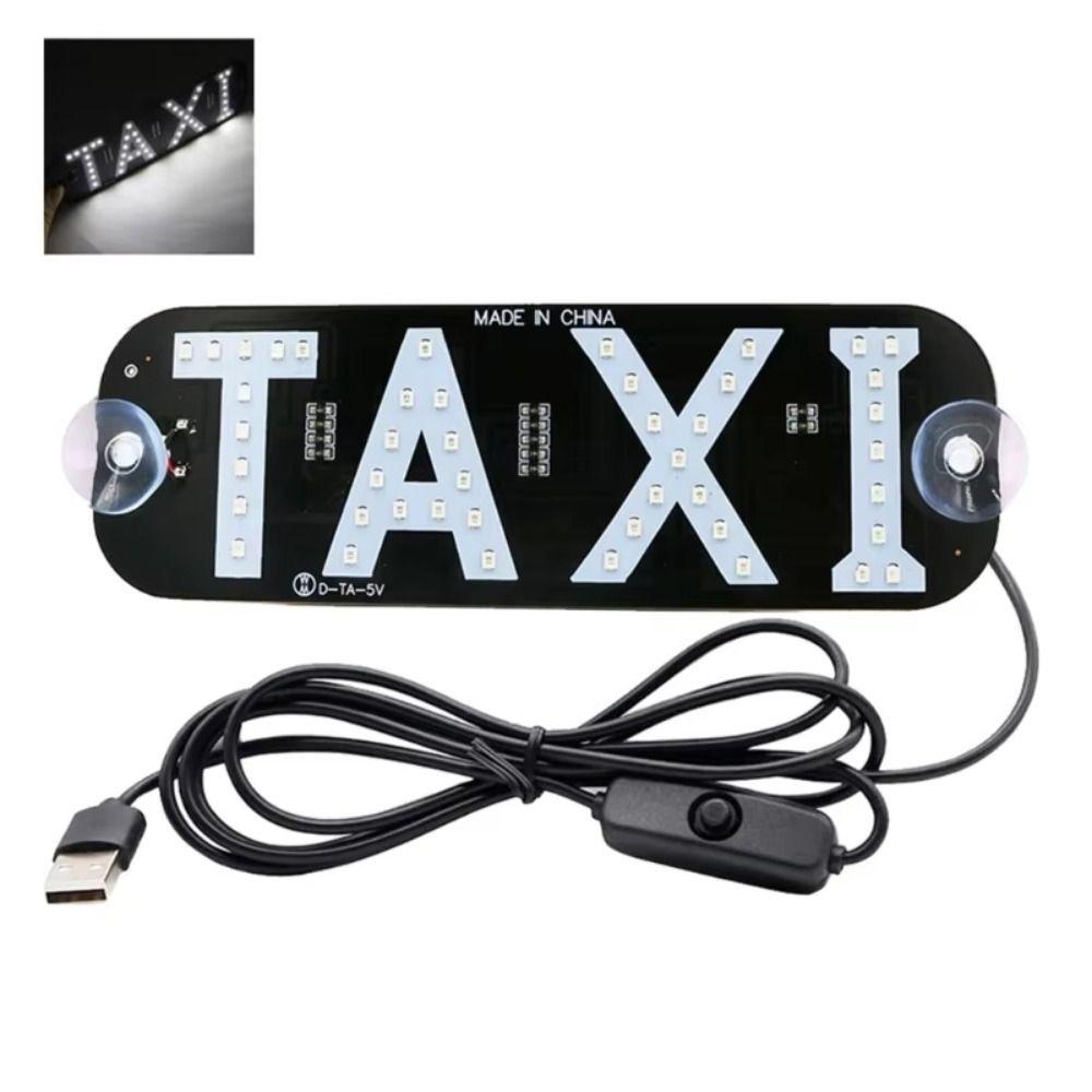 Multi-Color Taxi Led Indicator Light Creative Taxi Led Light Auto Indicator Lamp Panel Accessories