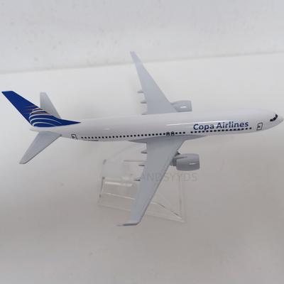 Металлическая литая модель самолета 16 см B737 Copa Airways Panama Масштаб 1/400 со стойкой 737 Авиационный самолет