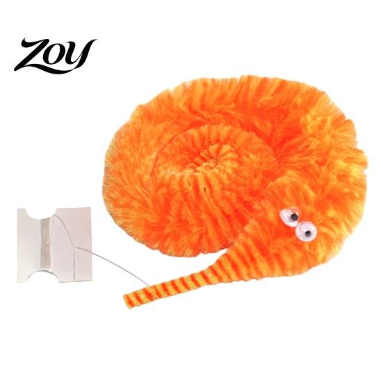 Fun Gifts for Boys Girls 23cm Cute Worm Plush Toy, Fidget Caterpillar Twist Prop Interactive Playtime with Big Eyes, Soft Stuffed Prank Toy Kids Party